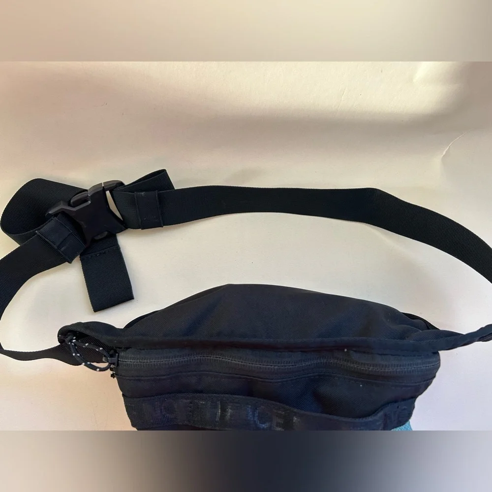 The North Face Men's Black & green  Belt Bag with Front Logo unisex